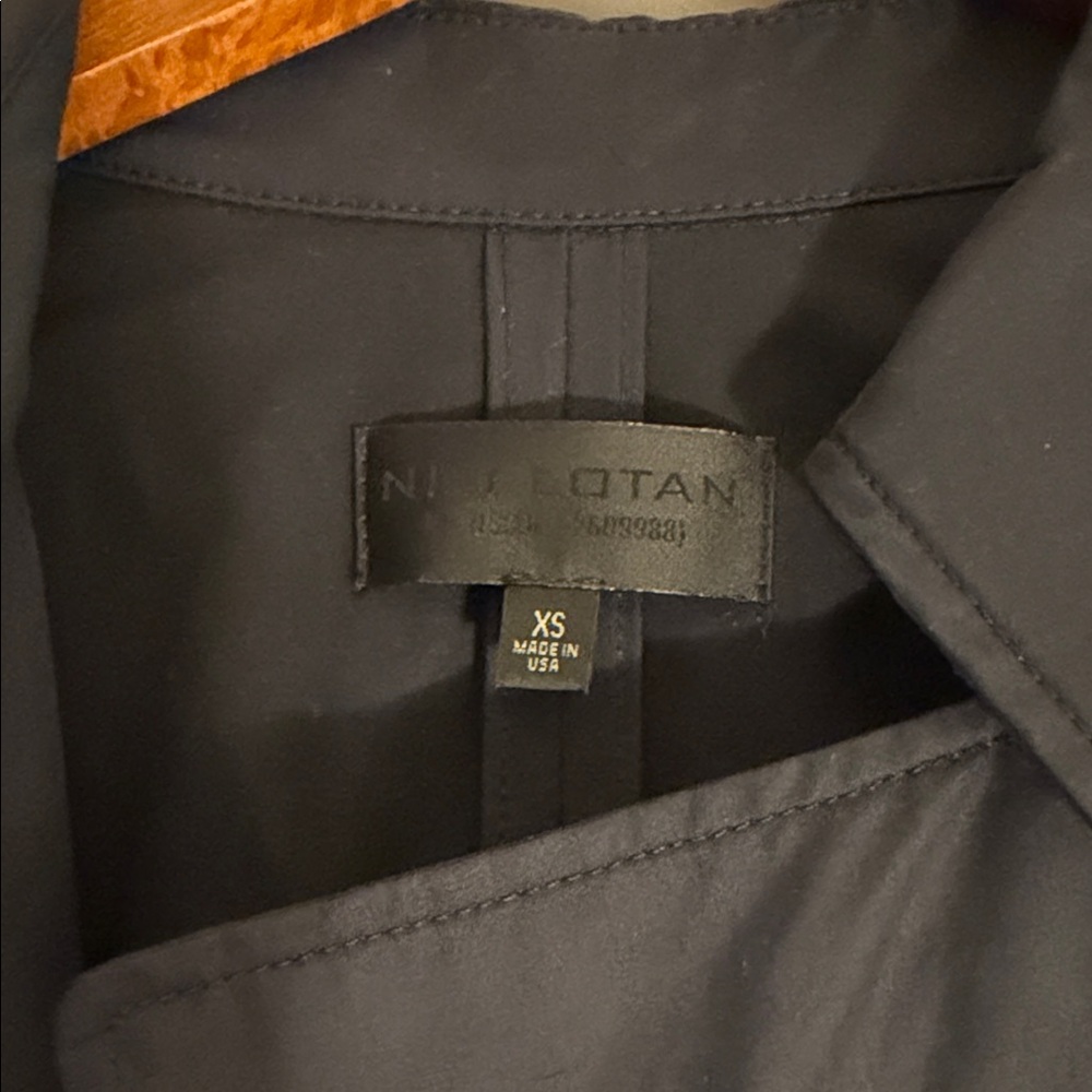 Nili Lotan Tanner Trench Coat- Dark Navy - Picture 6 of 11